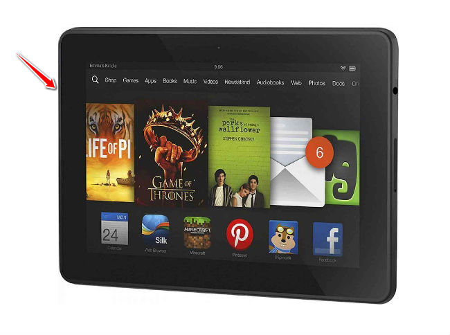 Hard Reset for Amazon Kindle Fire HDX 7 WiFi