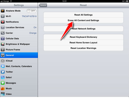 Hard Reset for Apple iPad mini Wi-Fi + Cellular