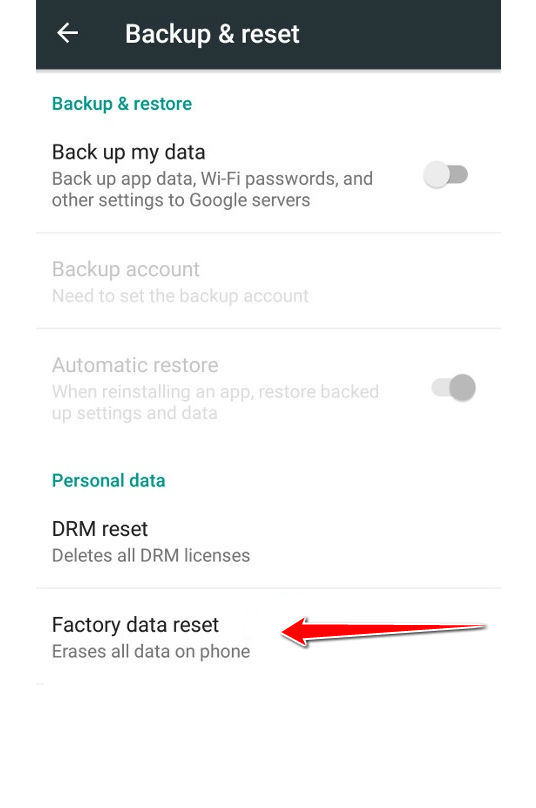 Hard Reset for Coolpad Note 3s