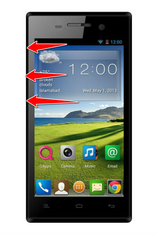 Hard Reset for QMobile Noir A500