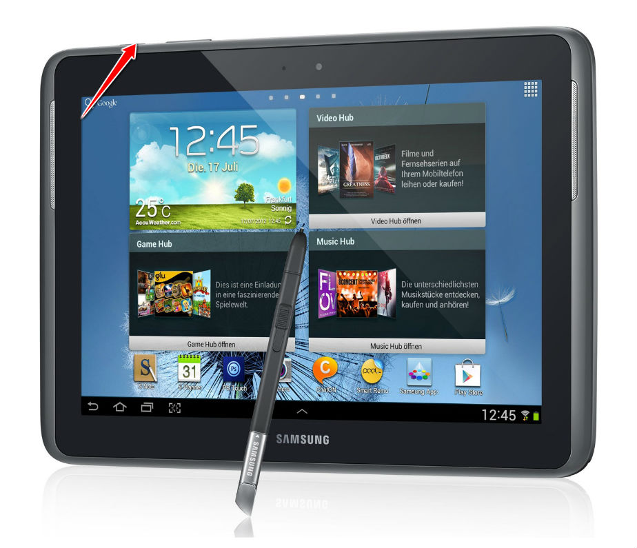 Hard Reset for Samsung Galaxy Note 10.1 N8010
